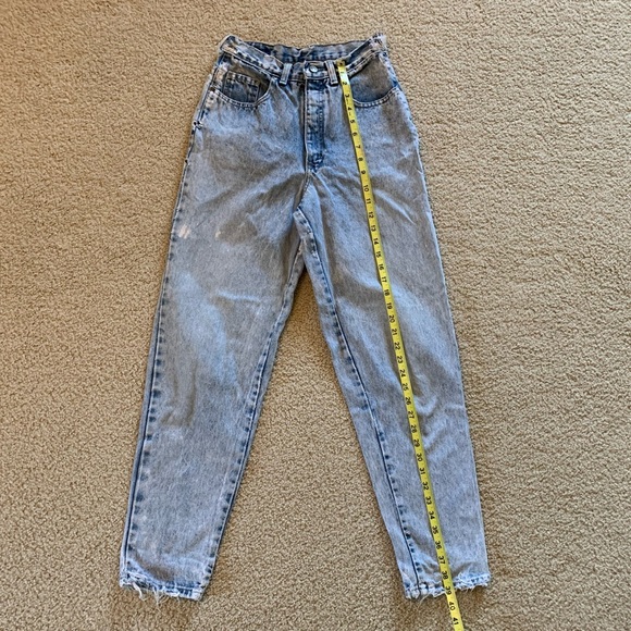 Vintage Distressed Acid-washed Zena Jeans (late 80s / early 90s) - Picture 6 of 9